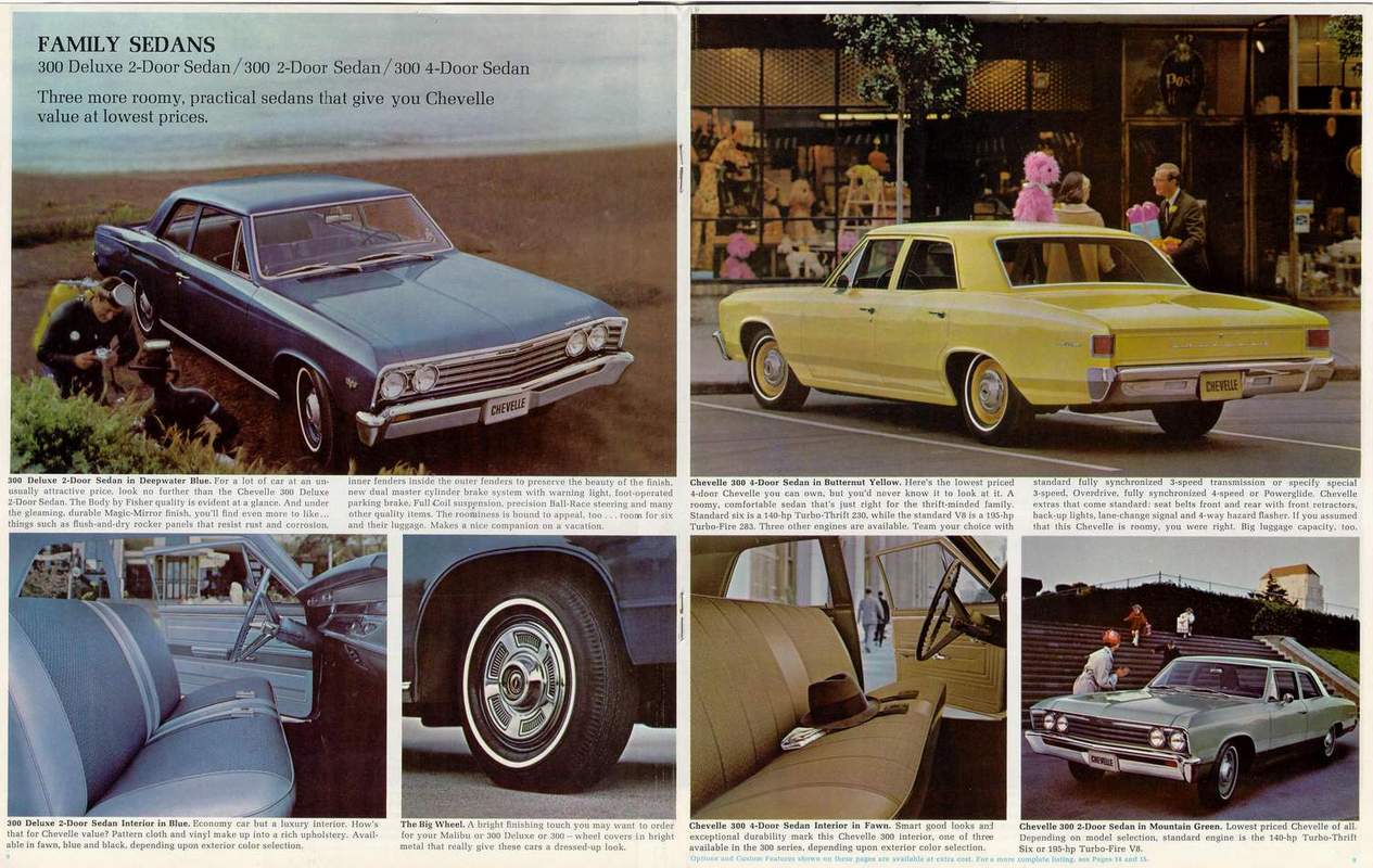 1967 Chev Chevelle Brochure Page 8